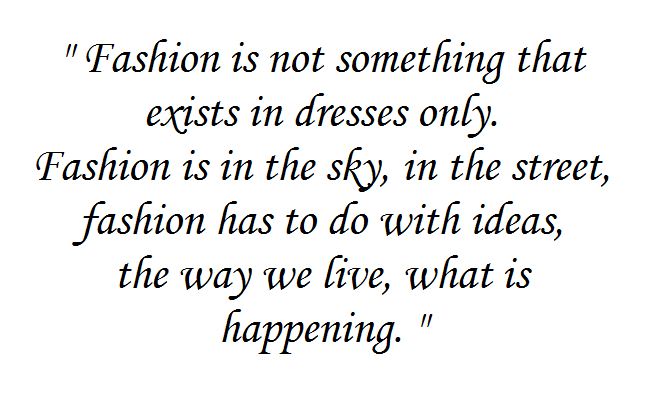 Coco Chanel Fashion Quote